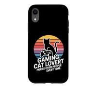 Custodia per iPhone XR L'amante dei gatti di gioco fa le fusa sulle persone ogni volta