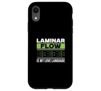 Custodia per iPhone XR Laminar Flow è il mio linguaggio d'amore Ingegneria aerospaziale divertente