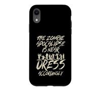 Custodia per iPhone XR L'apocalisse zombie è vicino all'abito di conseguenza Zombie