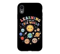 Custodia per iPhone XR L'apprendimento è fuori dal mondo Sistema Solare Pianeti Ragazzi Bambini