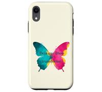 Custodia per iPhone XR Lascia che Dio ti trasformi una farfalla di cristiana