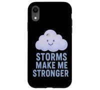 Custodia per iPhone XR Le tempeste mi rendono più forte
