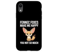 Custodia per iPhone XR Le volpi di Fennec mi rendono felice non tanto