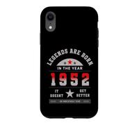 Custodia per iPhone XR Legends Are Born In The Year 1952 Anno Imbattibile Regalo