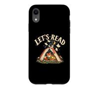 Custodia per iPhone XR Leggiamo Cute Fox Book Lover Reading Storybook Teacher