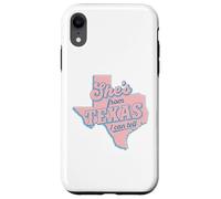 Custodia per iPhone XR Lei è del Texas, posso dirlo a Cowgirl
