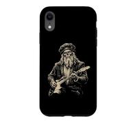 Custodia per iPhone XR Leonardo da Vinci Zombie Suonare la Chitarra Rinascimento Italiano