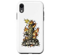 Custodia per iPhone XR Let It Crumble Tarocchi Torre Lightning Art