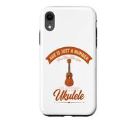 Custodia per iPhone XR L'età è solo un numero per un uomo che ama suonare l'ukulele