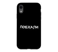 Custodia per iPhone XR Let's Do It Funny Russo Detto Cirillico