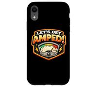 Custodia per iPhone XR Let's Get Amped divertente elettricista gioco di parole scherzo dicendo umorismo divertente