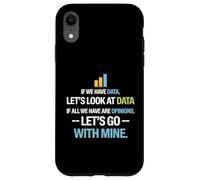 Custodia per iPhone XR Let's Look At Data - Data Science Statistics Data Analyst