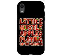 Custodia per iPhone XR Lettice Hustle Apples Playing on the Gridiron