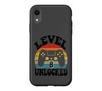 Custodia per iPhone XR Level Eight Unlocked 8th Birthday Tee Video Game 8 Year Old