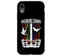 Custodia per iPhone XR LGBT Gay Pride Mese Disco Giocatore di Golf Breaking Catene Birdie