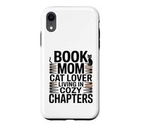 Custodia per iPhone XR Libro Mamma Amante Gatto Vivere In Capitoli Accogli