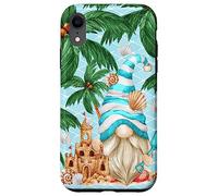 Custodia per iPhone XR Life Is Better At The Beach For Summer Lover Funny Gnome