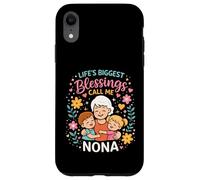 Custodia per iPhone XR Life's Biggest Blessings Call Me Nona Italian Grandma