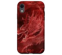 Custodia per iPhone XR L'ira polmonare sospesa del drago rosso
