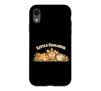 Custodia per iPhone XR Little Explorer Volpe Cervo Gufo Fungo Amici della Foresta