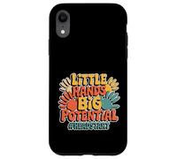 Custodia per iPhone XR Little Hands Big Potential Leader Kids Pride -