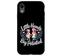 Custodia per iPhone XR Little Hands Big Potential Leader Kids Pride -