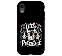 Custodia per iPhone XR Little Hands Big Potential Leader Kids Pride -