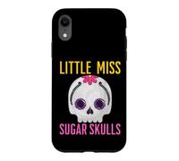 Custodia per iPhone XR Little Miss Sugar Skull divertente per bambine messicane