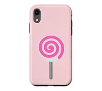 Custodia per iPhone XR Lollipop Sucker Lollypop costume rosa per Candy Lover