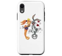 Custodia per iPhone XR Looney Tunes Bugs and Lola Kiss Valentine's Day