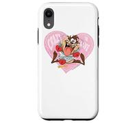 Custodia per iPhone XR Looney Tunes Taz Crazy In Love Valentine's Day