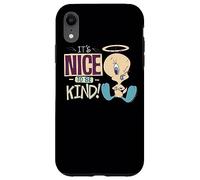 Custodia per iPhone XR Looney Tunes Tweety Nice To Be Kind