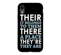 Custodia per iPhone XR Loro Ci Sono - Grammatica Inglese