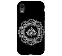 Custodia per iPhone XR Lotus Mandala Circle Spirituale Zen Meditazione Geometria