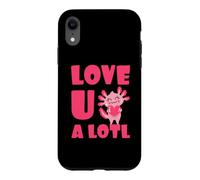 Custodia per iPhone XR Love U A Lotl Cuore Amore Dolce Kawaii Axolotl