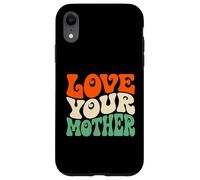Custodia per iPhone XR Love Your Mother Earth Day Retro Ambientalista Pianeta