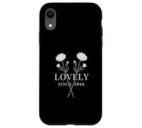 Custodia per iPhone XR Lovely Since 1944 - Compleanno floreale vintage con margherite