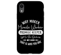 Custodia per iPhone XR Luce nella Tenebra: Fede e Speranza