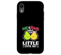 Custodia per iPhone XR Lui o Lei Quale Sarà Il Nostro Piccolo Cutie Essere Il Genere Rivela Le Pere