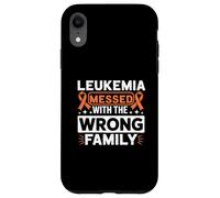 Custodia per iPhone XR Lukemia Messed With Wrong Family Blood Cancer Awareness