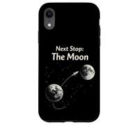 Custodia per iPhone XR Luna Viaggio Citazione Retro Spazio Avventura