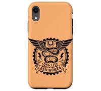 Custodia per iPhone XR Lunga vita alle donne cattive motociclista motociclista umorismo