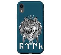 Custodia per iPhone XR Lupo Tengri Antica Iscrizione Turca Spirituale