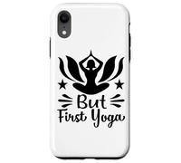 Custodia per iPhone XR Ma la prima meditazione yoga mattutina Lotus Pose