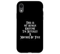 Custodia per iPhone XR Madre Di 5 Cinque Bambini Festa della Mamma 5 Bambini