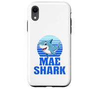 Custodia per iPhone XR Mae Shark Family Reunion Squad Nome Cognome
