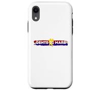 Custodia per iPhone XR Maglietta genoa gente di mare, cuori rossoblu zena grifone