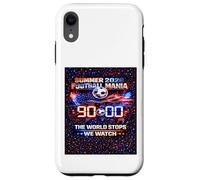 Custodia per iPhone XR Maglietta per fan di The World Stops We Watch 90 Minutes Soccer 2026.