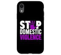 Custodia per iPhone XR Maglietta Stop Domestic Violence - Consapevolezza della violenza domestica