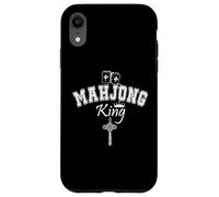 Custodia per iPhone XR Mahjong King of Tiles Mens Mahjaholic Men It's Mahjong Time